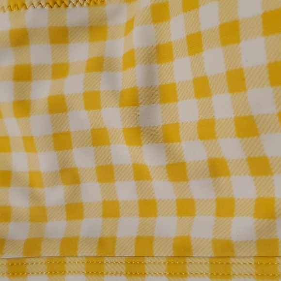 Old navy yellow gingham bikini size small - Picture 7 of 7